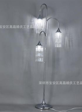 婚庆道具路引式婚礼中铁42880艺3装头水晶冰条路引灯摆水晶婚礼饰