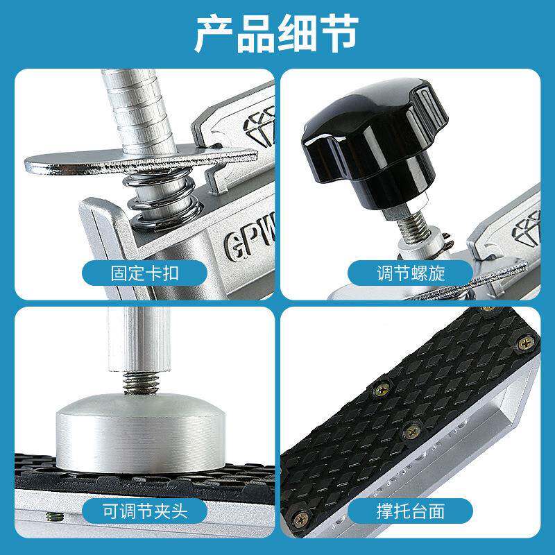 台材4石5度夹子9大理石英石面挡水0FAO度直角拼接安装GF字夹具夹