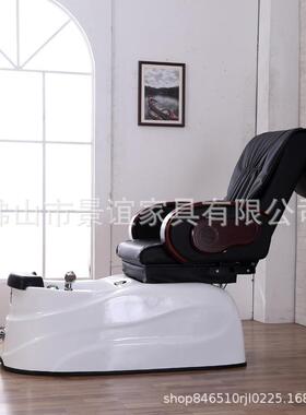 躺豪华多功能电动按摩足疗沙发摩美甲躺可椅平做指80682甲出口足