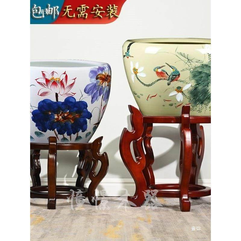 实木花架中式木质厅客花瓶盆景坛架圆鱼缸底形座水缸架子90262酒,玩具/童车/益智/积木/模型,垂直悬浮玩具,淘宝优惠券,粉丝福利购,淘宝优惠卷