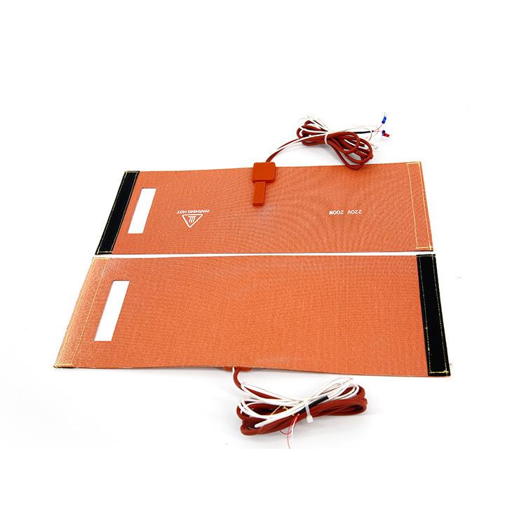 源热头厂家加板47*460MM0220V1000W超薄硅GZL002橡胶加带工业加热