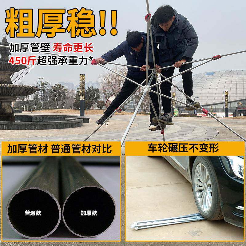 遮阳户外摆摊伞地太阳伞大型四方晒防庭院摊大伞三轮伞车CHC雨棚