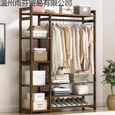 卧简衣柜竹艺佳装衣架落地收易纳架柜子储物柜组合柜置物GSS组架