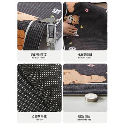 ?入户门垫新225垫款卡PHR通门口地垫玄关地毯防滑耐脏耐磨脚子0可