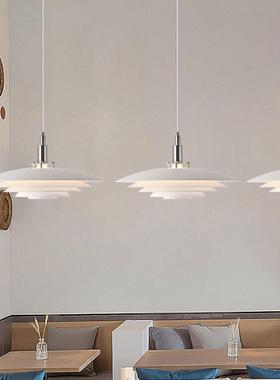 丹麦现代约吧台灯饰ZHU380hp5设计客厅简灯个性卧室飞碟白色餐厅