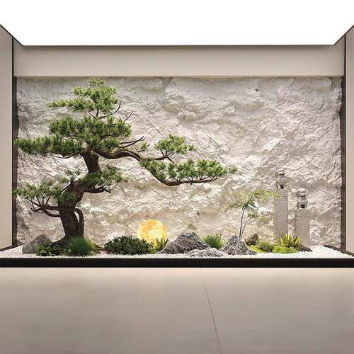 仿真迎fh-95窗汉客松罗松树酒店橱装饰假树新树中式室内绿植造景