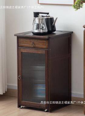 家用烧壶一体茶边柜茶桌水水边柜移动茶柜泡茶74600台置办公室茶