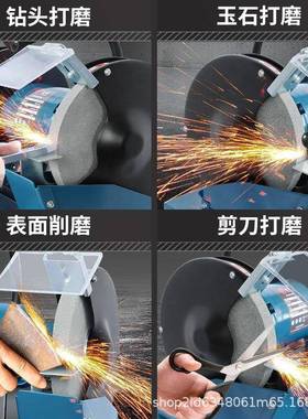 ZHL吸尘环保式砂轮级机MC3025工业抛光除尘打磨机式沙轮机尘砂防