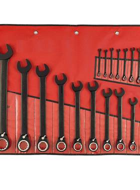 9件套英角制中型棘轮扳手OPA192两V用扳手套装JSCT-S