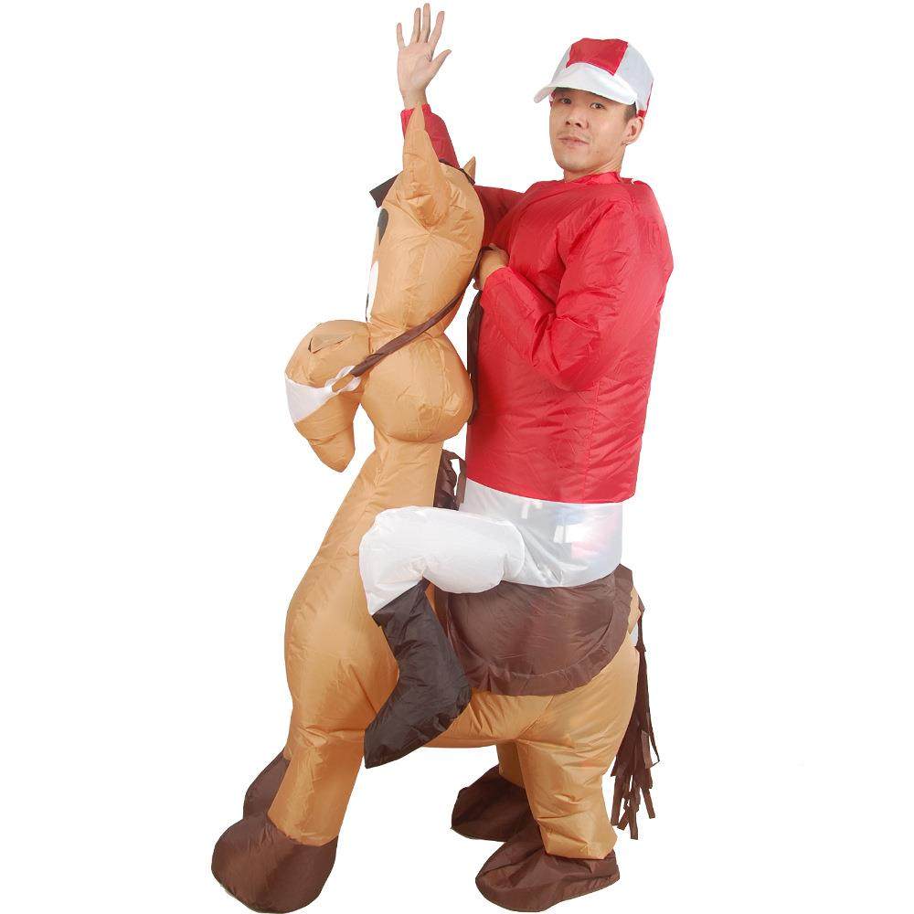 道搞笑卡通人偶服装成人行动物坐具55803服骑小毛驴走骑驴充气衣