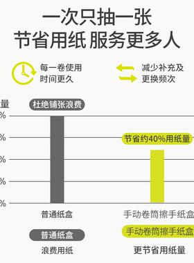 自动切纸挂壁卫生间擦手纸巾式盒酒店厕所抽纸断纸ADS-858器纸巾