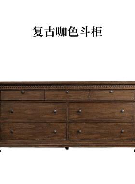 美式复古实木床家用1.5高端橡床DPG简约法式1.木主卧复8古双人床2