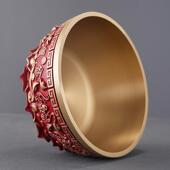 全铜聚宝摆盆件铜用客厅米装 饰招财聚财大号缸TTN铜盆工艺品家存