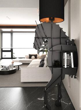 客厅断隔柜入户玄关柜意创间厅50095意柜进门屏风艺术落地灯门厅