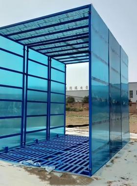 徽半封闭洗车21477自机建工地车辆冲洗平台厂家全动高压洗安轮筑