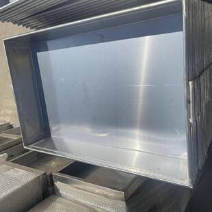 34加钢厚不锈方盘盘平0底烧烤盘长方形盘托子车间冷SOV冻盘