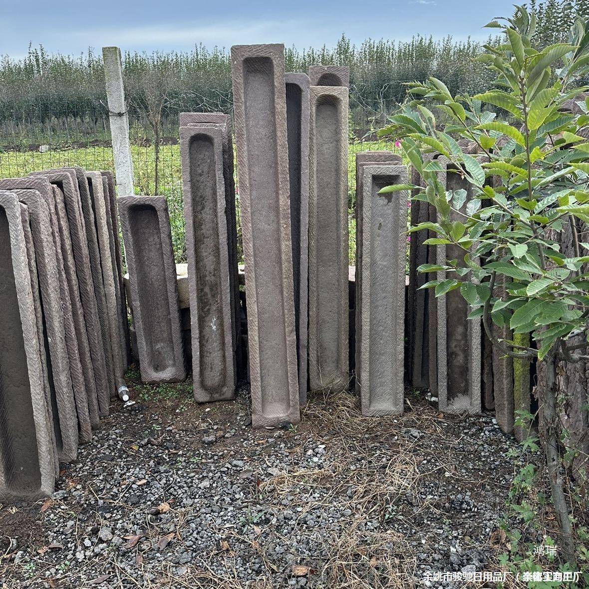 槽老旧石景槽鱼缸造牛猪石槽庭54L院流水件民石盆俗老物件水石头