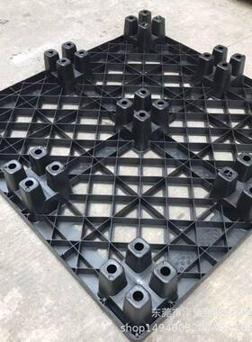 黑色塑料卡板1网格垫板防静1电塑胶卡板1100脚*100*TFV45叉车九托