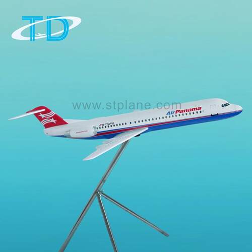 巴马航空F拿okker100克福1001c00mSME大型树脂仿真飞机模型