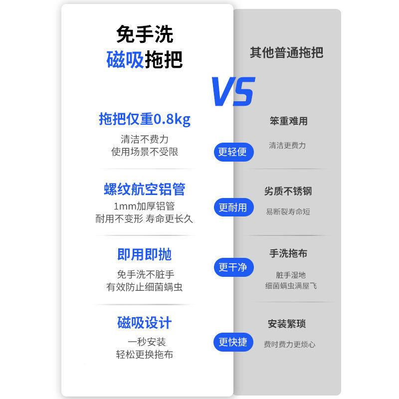 拖拖把免手洗一净无品牌/新款干湿两用懒人用平板拖地家布