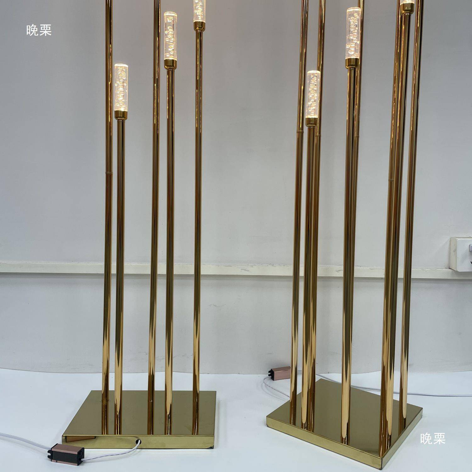 婚礼吊灯晶黑金火柴路引苗摆件蜡火吊灯551宴水会婚礼堂烛道具