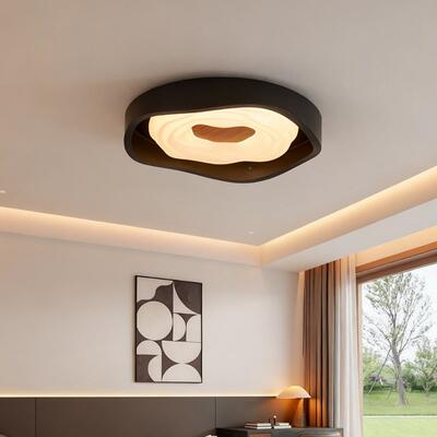 简约风吸17256卧室顶灯护甜圈儿童房间曲奇吸眼顶灯主卧室客厅甜