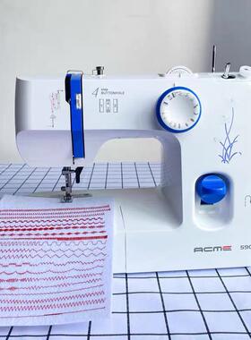 小缝纫机家17718用电台式型机动衣车带锁边锁眼包边多功能裁缝迷