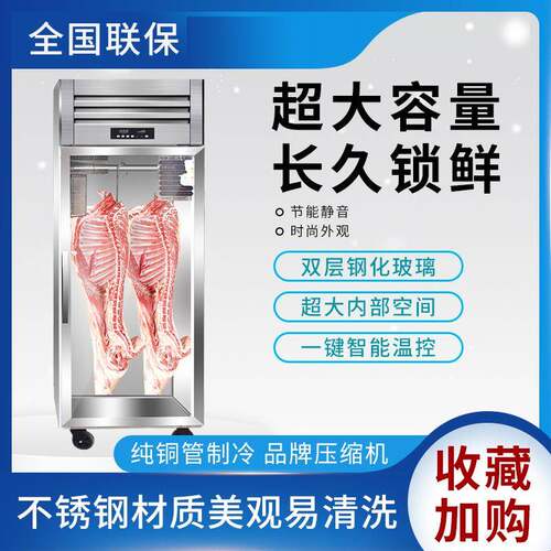 商用挂肉柜冷藏28立陈式列鲜展示柜鲜肉猪牛羊柜冷肉挂钩肉冰柜