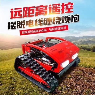 源机头厂家履荒带式遥割草多控功能开锂电割草机草坪修LVA剪除草
