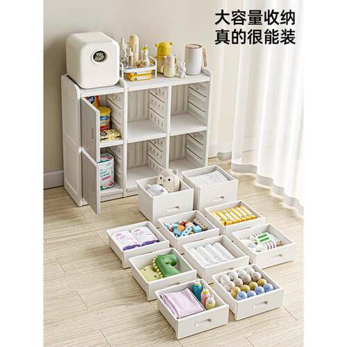 儿童家玩具收纳架婴用WIX儿品喂养台落地置物柜宝宝衣柜储物整用