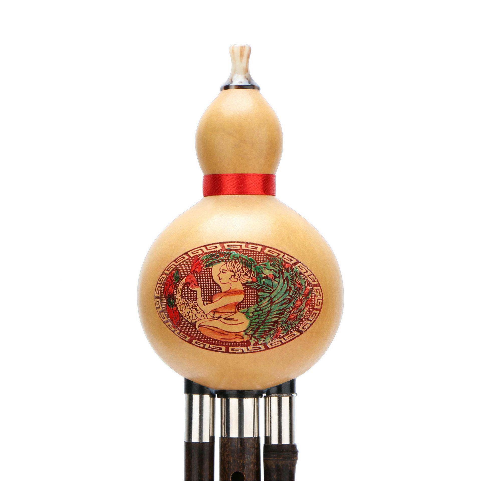 天然紫竹梅花南扣演三品音NGN专业精葫芦丝云葫芦丝C调降B调出民