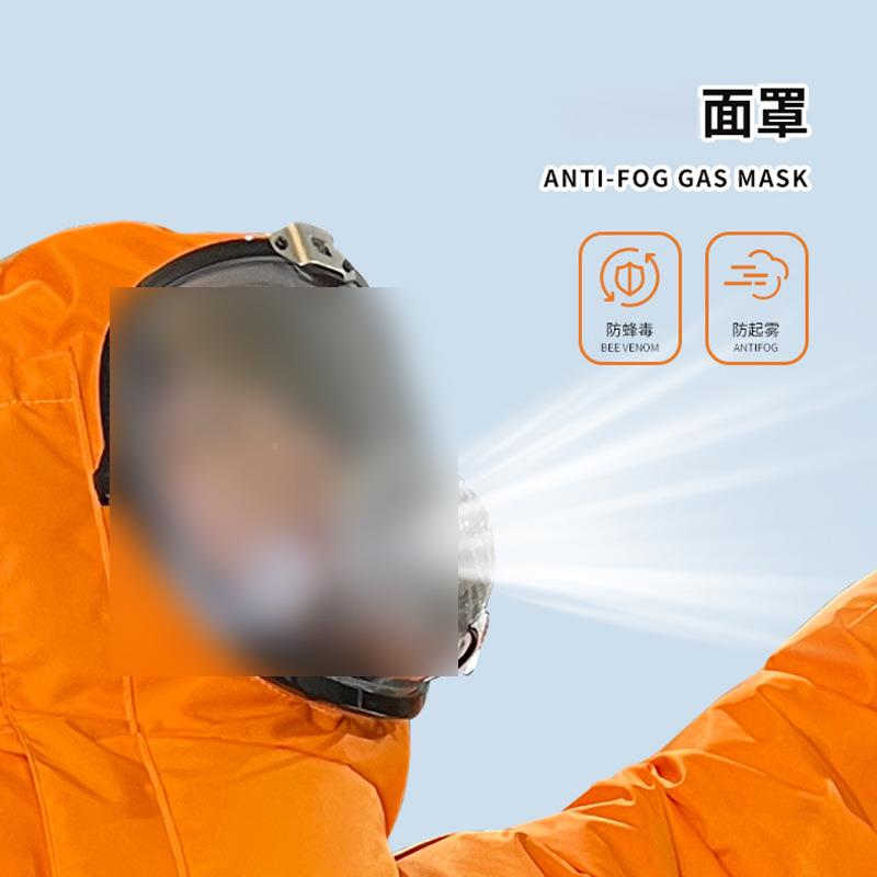 厚连体防蜂加全服空气透棉取蜜养蜜蜂衣套透气衣服防马蜂QZG蛰马