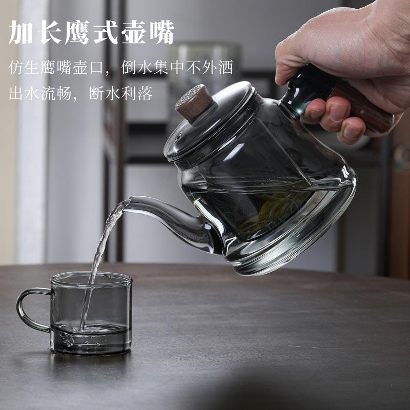 玻煮茶耐高温加套璃厚蒸煮两用灵韵壶大容量烧水84泡茶壶壶电陶炉