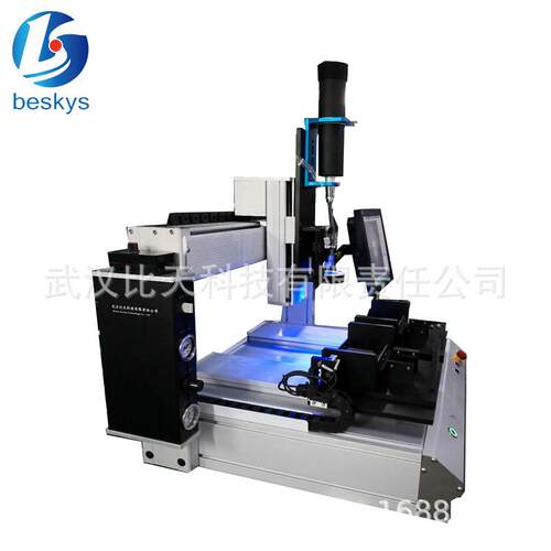 桌式双工位轴自动面点胶机三BS-VDS30叭开关智能精密点胶设喇备
