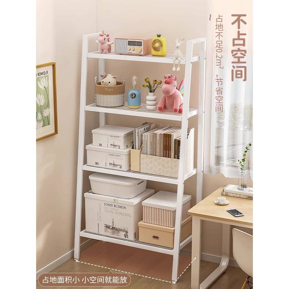 书架落地置物架卧室示放书本架厅收纳架CFZW0120客摆件展家用落地