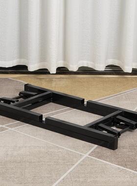 折叠架子桌NMZ腿支架方形金属餐桌脚桌撑桌子腿长桌折叠支架铁桌