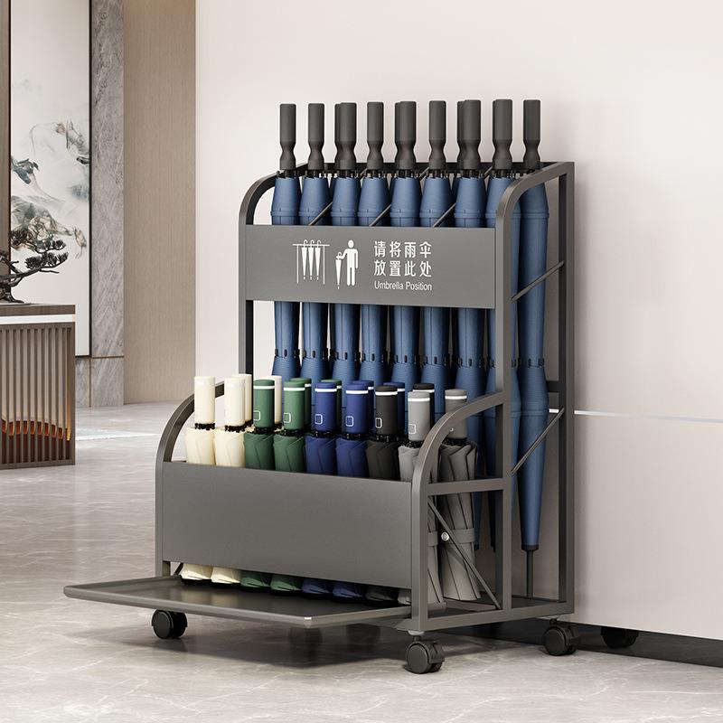 雨伞收纳16698大容量教班级酒室店架大置堂商用雨伞架沥水门口放
