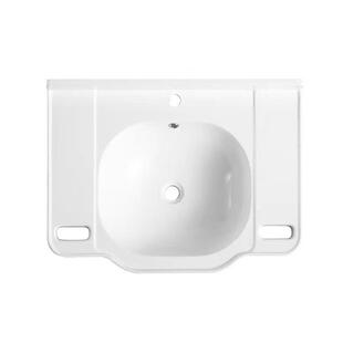 养70老人院台无障碍微晶石一体现代简约院带扶手残疾老人单盆洗脸