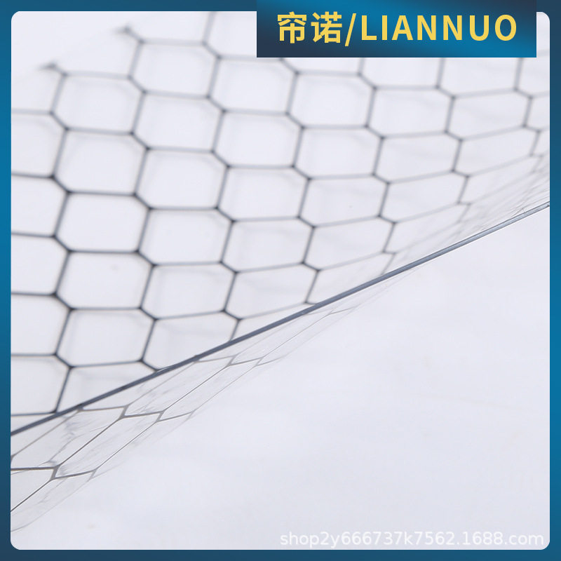 PVC防静电网格帘 防尘 环保 阻燃透明车间软门帘 防静电窗帘0.5mm