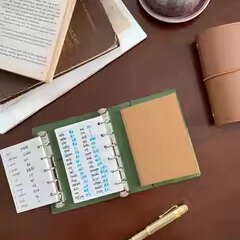PU皮皮面M5A7护照三合一手账本图片