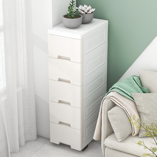 30cm夹缝储物柜 德国收纳柜厨房抽屉式 多层置物架卫生间窄隙20