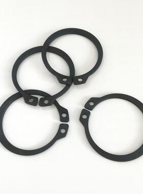 麦威圆形轴用挡垫圈GB894.1汽车卡簧65mn挡圈发黑XTH弹性卡环圈