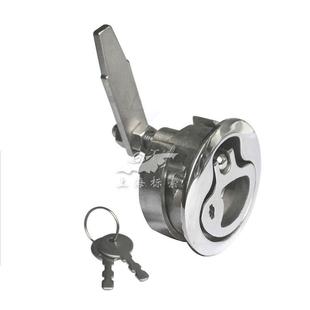 31圆6MS982 6S不锈钢平面锁井盖锁房车车型用板地锁镜面暗拉手拉