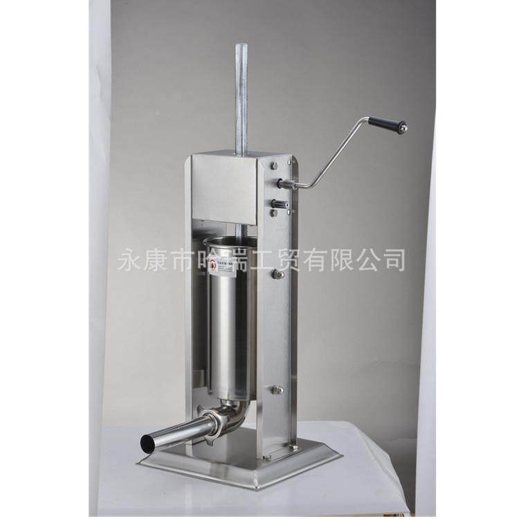腊3L手动钢灌香肠械201不机锈灌肠HR3L机小型手摇家用香肠机