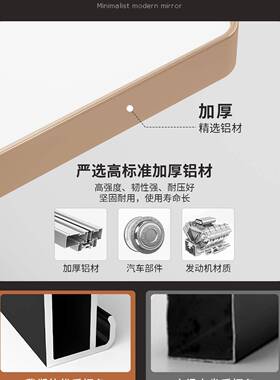 穿生衣镜全身镜子室美颜家用服装店专用女卧试UGM衣镜显瘦高落地