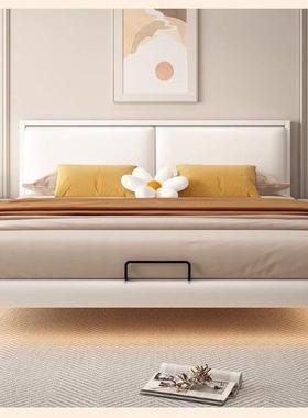 铁艺床家用双人床加1.5米单人主卧舍QTP厚架床出租房用1.宿铁2米