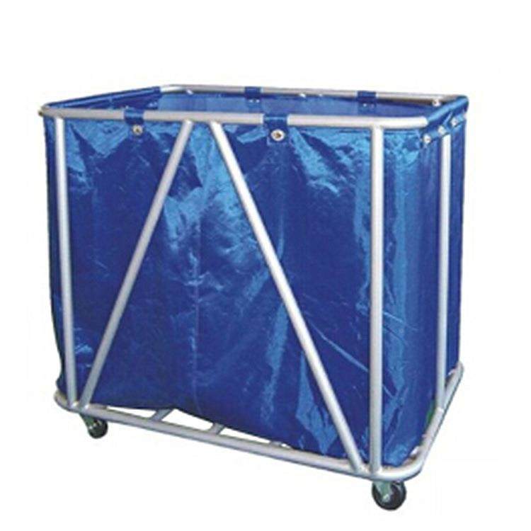 0中型圆房管布草车超宝DWQS-24酒店客房车口车布草收集车整理收纳