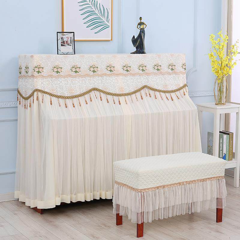 约钢琴防全尘罩新款轻奢感钢琴凳罩全盖罩钢琴套杏淼制造布巾厂家