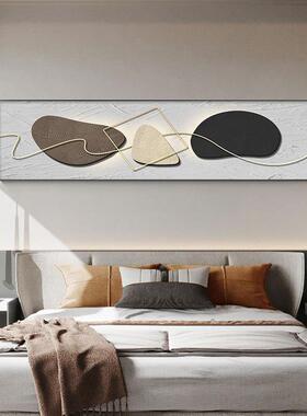 现代轻奢卧室装ENQ饰画几何线条客厅壁画抽象主卧幅床横头间房挂