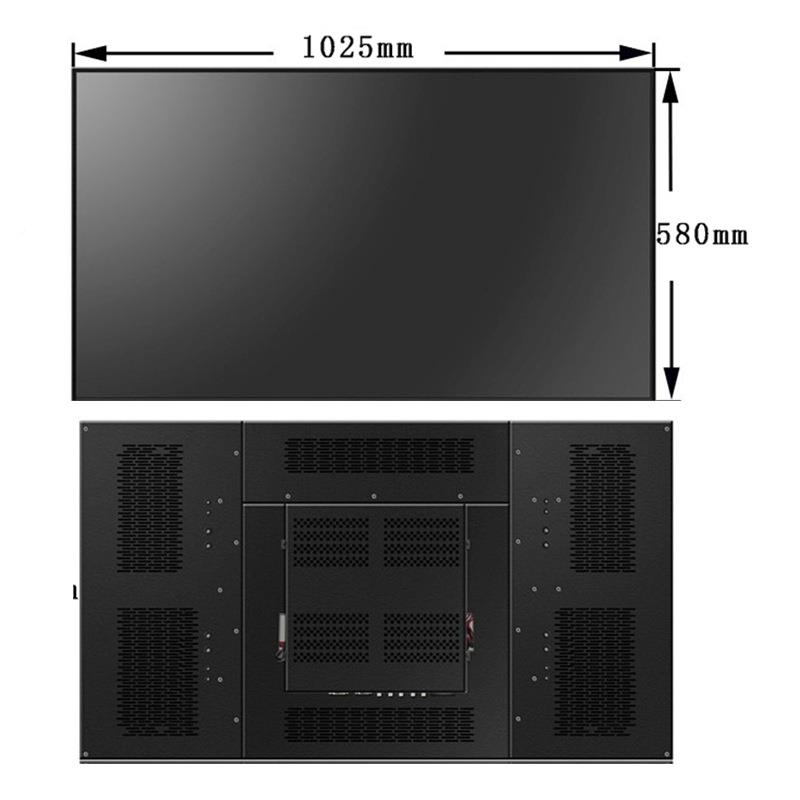 46/49/55/5寸LCD液晶拼IIU接屏视安器防监6多屏电视墙裸屏厂显示